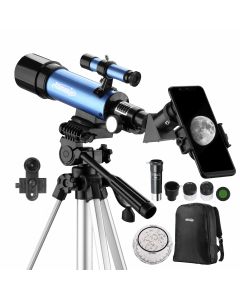[US Direct]  AOMEKIE 18X-135X Astronomical Telescope 50mm Aperture Refractor Telescopes with Phone Adapter & Adjustable Tripod for Astronomy Beginners