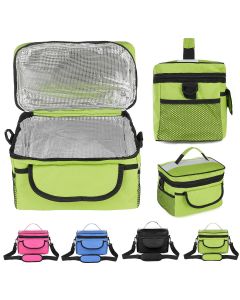 28x17x18cm Oxford Lunch Tote Cooler Backpack Insulated Picnic Bag for Camping Travel