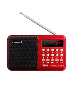 DC 5V 3W Mini Portable Pocket LCD Digital FM Radio Speaker USB TF AUX MP3 Player