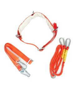 W-Y Type Orange Aerial Work Rope Full Body Climbing Rope Belt Security Outdoor Mountaineering Belts