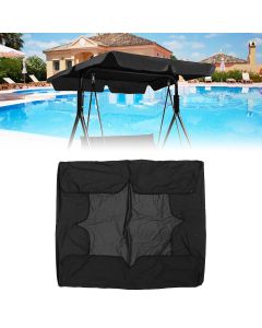 2 Seater Patio Swing Hammock Chair Anti-UV Waterproof Canopy Spare Cover+ Backrest + Cushion Cover