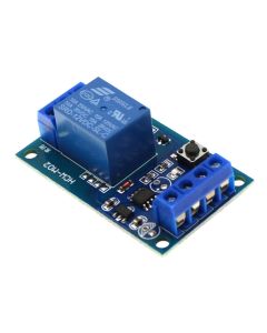 Bistable Relay Module 5V 12V Single Button Relay Module One Key Car Modification Start-Stop Self locking Car Modification Switch