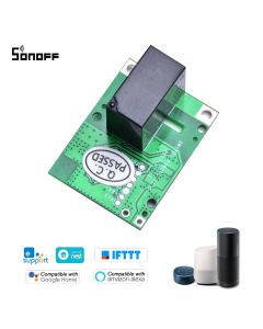 5Pcs SONOFF RE5V1C Relay Module 5V WiFi DIY Switch Dry Contact Output Inching/Selflock Working Modes APP/Voice/LAN Control for Smart Home