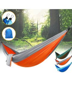IPRee Double Person Hammock Nylon Swing Hanging Bed Outdoor Camping Travel Max Load 300kg
