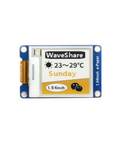 Waveshare 1.54 Inch ink Screen Module 152x152 Electronic Paper SPI Interface Yellow Black and White Three-color Display