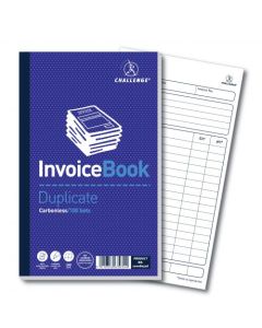 Challenge Duplicate Invoice Book 210x130mm Card Cover Without VAT 100 Sets (Pack 5) 100080526