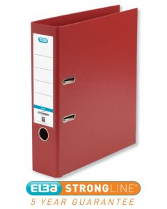 Elba Smart Pro+ Lever Arch File A4 80mm Spine Polypropylene Red 100202172