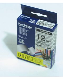 Brother Black On White Flexible Label Tape 12mm x 8m - TZEFX231