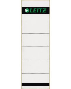 Leitz Self Adhesive Lever Arch File Spine Label 615x192mm Grey (Pack 10) 16420085