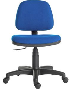 Ergo Blaster Medium Back Fabric Operator Office Chair without Arms Blue - 1100BLU