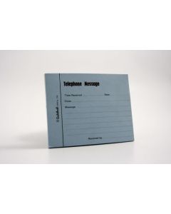 Guildhall Telephone Message Pad 101x127mm 100 Sheets Blue (Pack 5) - 110Z