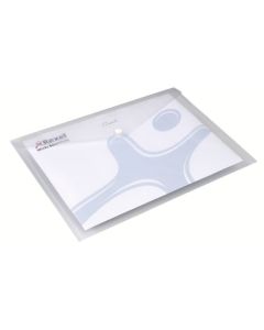 Rexel ICE Popper Wallet Polypropylene A4 Clear (Pack 5) 2101660