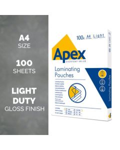 ValueX Laminating Pouch A4 2x75 Micron Gloss (Pack 100) 6003201