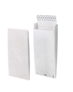 Tyvek Pocket Gusset Envelope C4 Peel and Seal Plain 38mm Gusset 55gsm White (Pack 100) - 11841