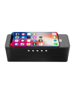 JY-28 Qi Wireless Fast Charger bluetooth NFC Speaker Support Alarm Clock TF Card USB AUX