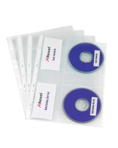 Rexel Nyrex CD Pocket (Pack 5) 2001007