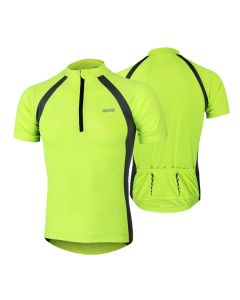 ARSUXEO Cycling Shirt Bicycle Short Sleeves Sports Clothes Summer Breathable Quick Dry Wicking