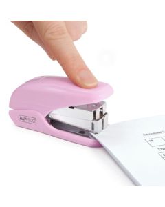 Rapesco X5 Mini Less Effort Stapler Plastic 20 Sheet Pink - 1337