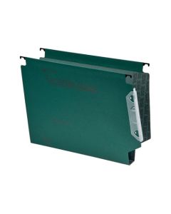 Rexel Crystalfile Classic 300 Foolscap Lateral Suspension File Manilla 30mm Green (Pack 25) 3000109