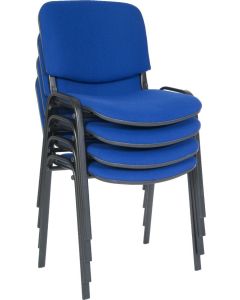 Conference Fabric Stackable Chair Blue - 1500BLU