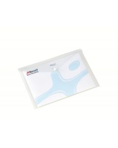 Rexel Popper Wallet Polypropylene A4 White (Pack 5) 16129WH