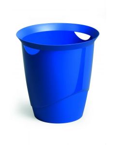 Durable TREND Waste Bin 16 Litre Capacity - Stylish Home & Office Waste Basket - Blue - 1701710040