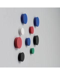 Nobo Round Magnets 20mm Assorted Colours (Pack 10) 1901016