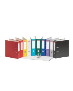 Esselte Essential Lever Arch File Polypropylene A4 75mm Spine Width Assorted (Pack 20) 19407