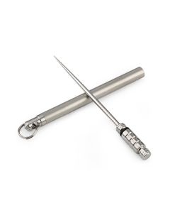 IPRee Outdoor EDC Titanium Toothpick Tooth Pick Holder Fruit Fork Emergency Safety Tools Kit