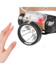 BIKIGHT XPE+COB LED Sensor Headlamp Type-C USB Charging Head Torch 5 Modes Motion Sensor Head Lamp White Red Light for Camping Hiking Cycling