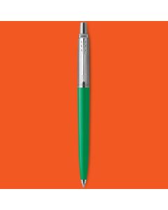 Parker Jotter Ballpoint Pen Green Barrel Blue Ink - 2076058
