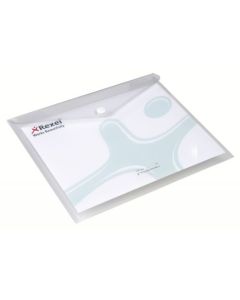 Rexel Ice Popper Wallet Polypropylene A5 Clear (Pack 5) 2101658