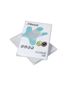 Rexel Cut Flush Folder Recycled Polypropylene A4 160 Micron Clear (Pack 25) 2102243