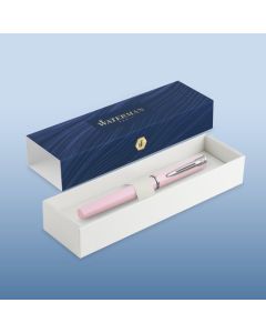Waterman Allure Fountain Pen Macaron Pink Pastel Barrel Blue Ink Gift Box - 2105225