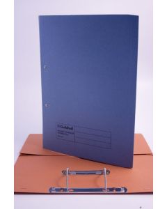 Guildhall Spring Pocket Transfer File Manilla Foolscap 420gsm Blue (Pack 25) - 211/6000Z