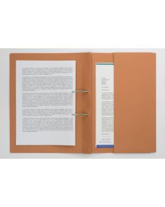 Guildhall Spring Pocket Transfer File Manilla Foolscap 315gsm Orange (Pack 25) - 211/9063Z