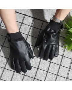 Gardening Work Protective Gloves Leather Puncture Resistant Gloves
