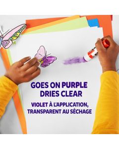 Elmers Glue Stick Dissapearing Purple 22g (Pack 10) - 2136614