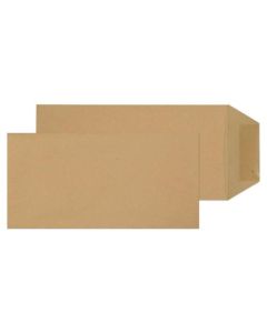 ValueX DL Envelopes Pocket Gummed Manilla 80gsm (Pack 500) - 23780