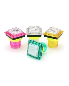 32x32mm Diamond LED Light Push Button for Arcade Game Console Controller DIY Replacement