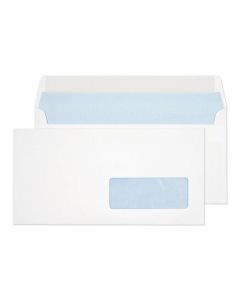 Blake Purely Everyday Wallet Envelope DL Peel and Seal Right-Hand Window 100gsm White (Pack 500) - 25885RH