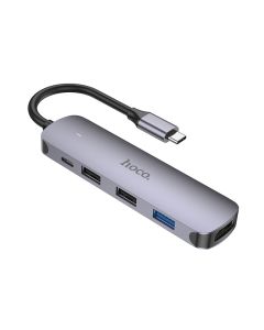 Hoco 5 In 1 HUB Type C to USB 3.0 2.0 Adapter PD60W Dock For MacBook Pro Accessories HDMI-Compatible USB-C Splitter 4K 30HZ HDTV