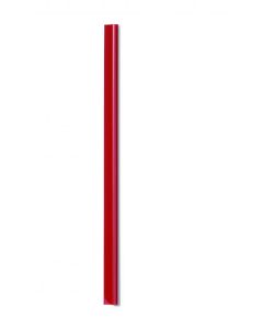 Durable Spine Bar A4 6mm Red - Perfect For Binding Unpunched Documents In Seconds - Holds Up To 60 A4 Sheets (Pack 50) - 293103