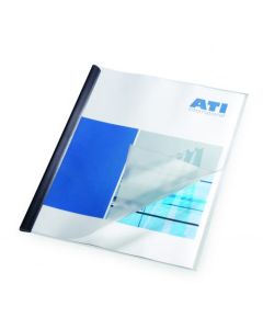 Durable Polypropylene Report Covers - Crystal Clear To Allow Easy Reading - 100% Recyclable - A4 Transparent (Pack 50) - 293919