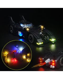 DIY LED Light Lighting Kit ONLY For LEGO 40433 1989 BatMobile Mini Version Car Brick