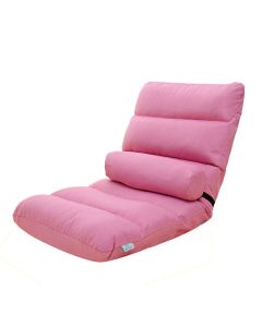 52x110CM Multi Colors Folding Lazy Sofa Adjustable Floor Chair Sofa Lounger Seats with Pillow