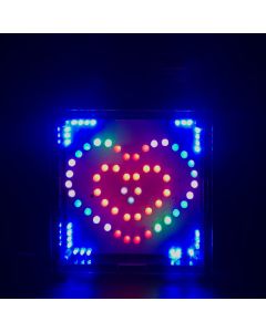DIY Full-color RGB Heart-shaped LED Flashing Kit Electronic Kit