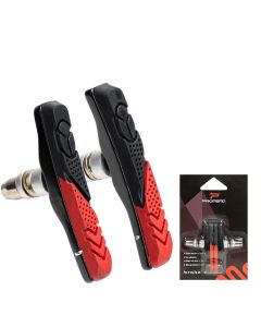 1 Pair PROMEND Bicycle V Brake Pad Non-Slip Rubber Blocks All Weathers Noise Reduction Outdoor Riding Repair Tool
