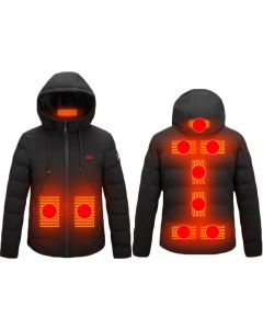 3-Modes Control Winter Heated Jacket USB Charging Coat Warm Up Heated Clothing Washable Soft Safe Top