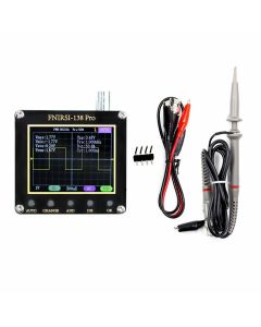 FNIRSI-138 PRO Handheld Digital Oscilloscope 2.5MSa/s 200KHz Analog Bandwidth Support AUTO 80Khz PWM and Firmware Update without Battery